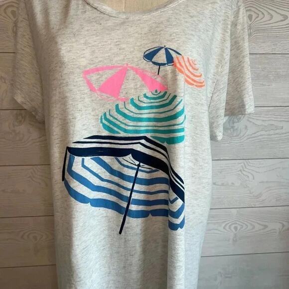 Gap Factory Favorite beach umbrella T-shirt Size XXL - Picture 2 of 7